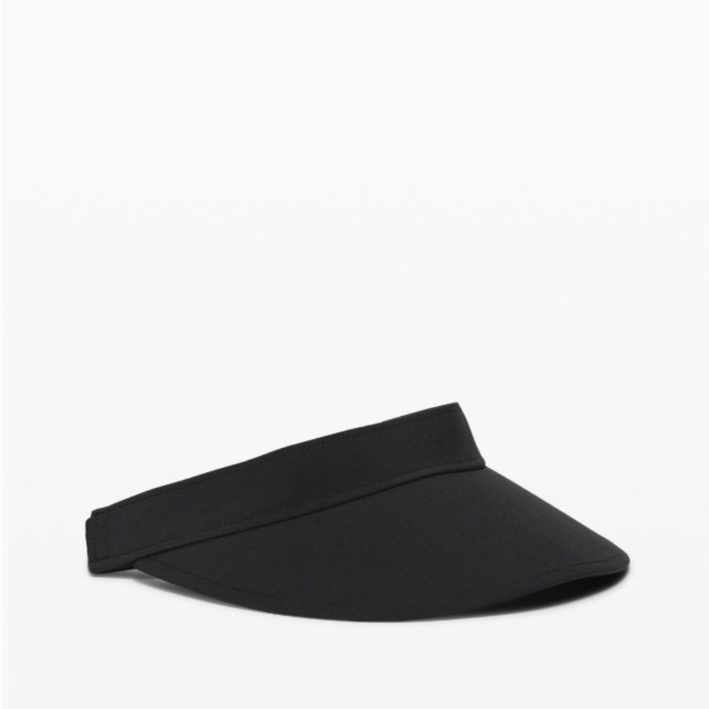 Lululemon black running visor